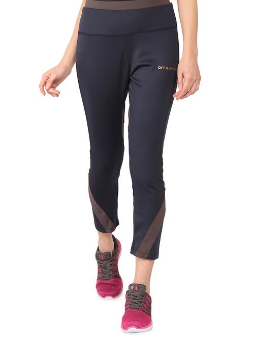 contrast panel high rise legging - 16008463 - Standard Image - 1