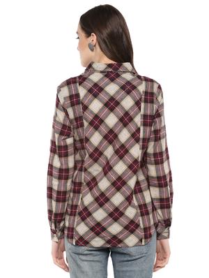 pocket patch checkered shirt - 16009108 - Standard Image - 3