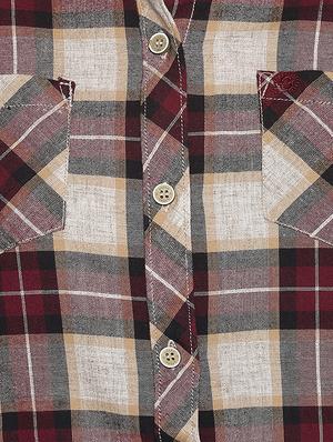 pocket patch checkered shirt - 16009108 - Standard Image - 4