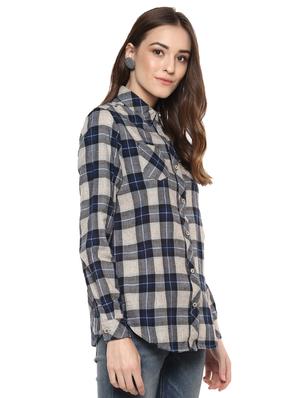 pocket patch checkered shirt - 16009110 - Standard Image - 2