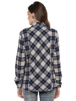 pocket patch checkered shirt - 16009110 - Standard Image - 3