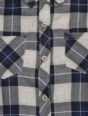 pocket patch checkered shirt - 16009110 - Standard Image - 4