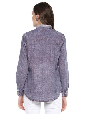 curved hem ditsy floral shirt - 16009114 - Standard Image - 3