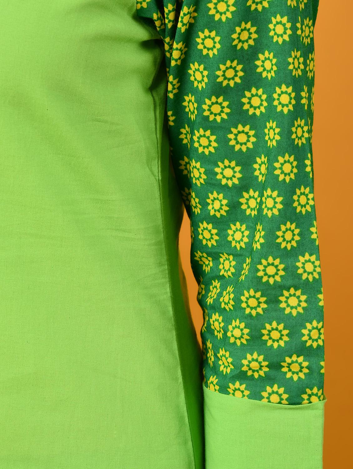 contrast patch pocket detailed kurta with palazzo set - 16009408 - Zoom Image - 6