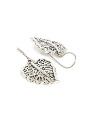 silver metal drop earring - 16009695 - Standard Image - 2