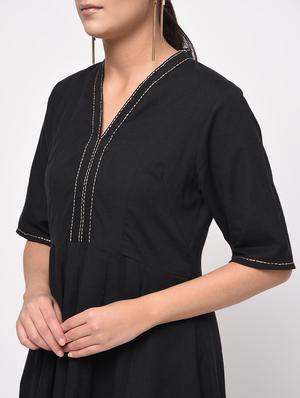 block printed anarkali kurta - 16009772 - Standard Image - 5