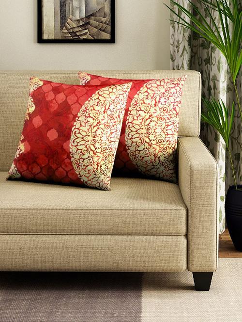 set of 2 16" x 16" square cushion covers - 16010595 -  Standard Image - 0