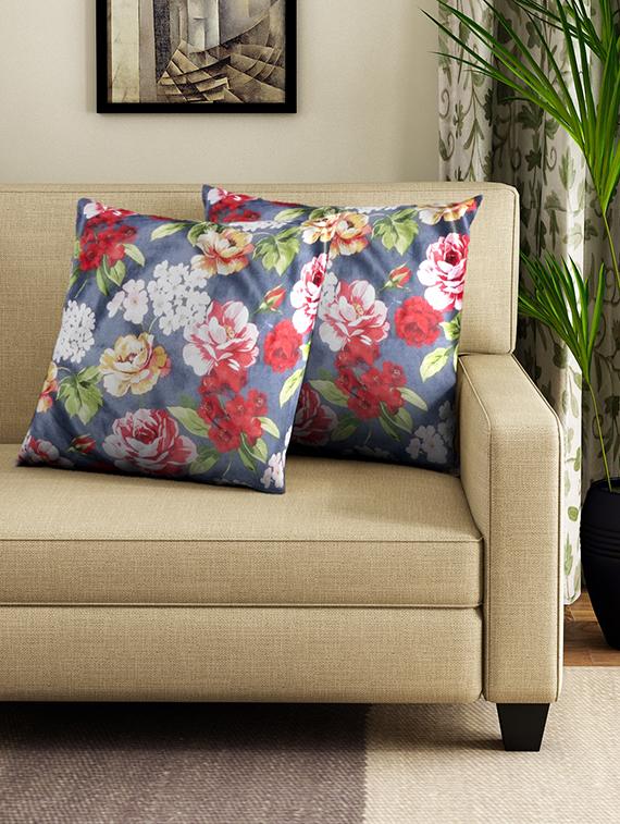 set of 2 16" x 16" square cushion covers - 16010607 - Zoom Image - 1