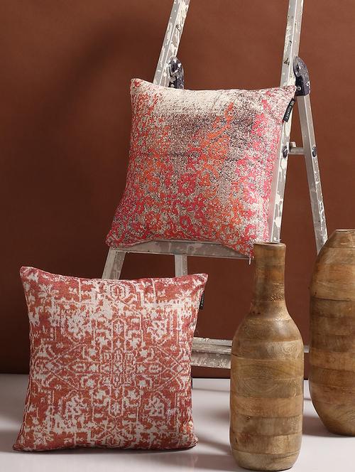 16" x 16" polyester chenille cushion covers (set of 2) - 16010750 - Very Small Image - 1