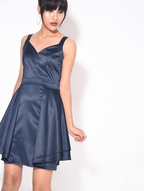 ruffle detail a-line dress - 16011705 - Very Small Image - 1