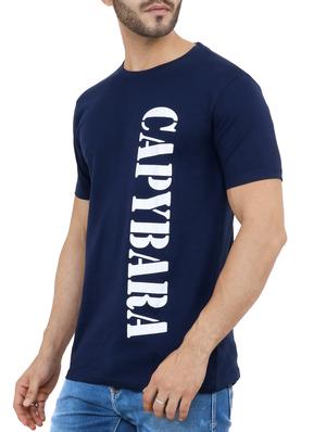 blue typographic tshirt - 16011757 - Standard Image - 2