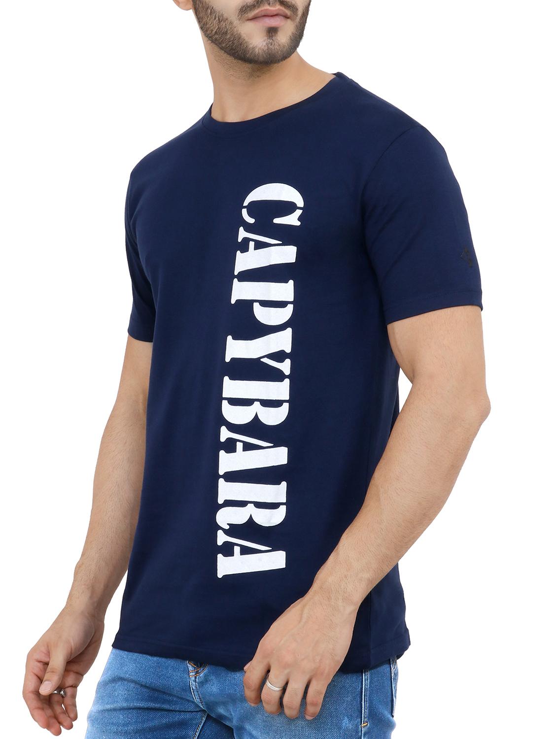 blue typographic tshirt - 16011757 - Zoom Image - 2