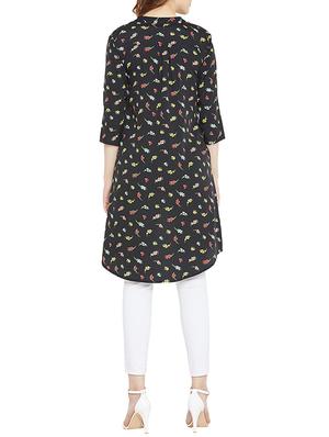 floral high-low tunic - 16011978 - Standard Image - 3