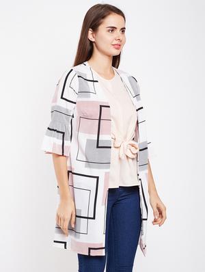 bell sleeved geometric shrug - 16012001 - Standard Image - 2