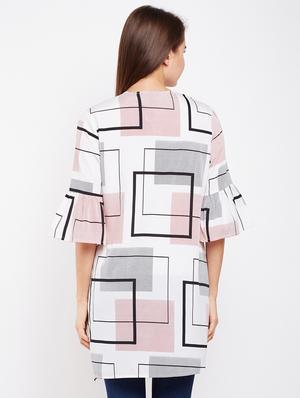 bell sleeved geometric shrug - 16012001 - Standard Image - 3