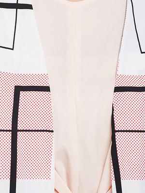 bell sleeved geometric shrug - 16012001 - Standard Image - 5