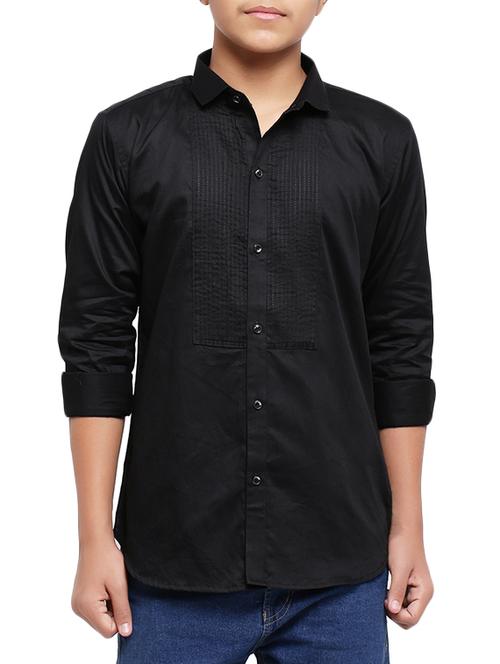 black polyester shirt - 16012207 - Standard Image - 1