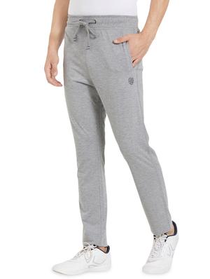 grey cotton full length track pant - 16012921 - Standard Image - 2