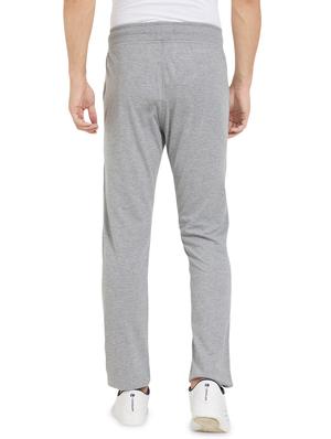 grey cotton full length track pant - 16012921 - Standard Image - 3