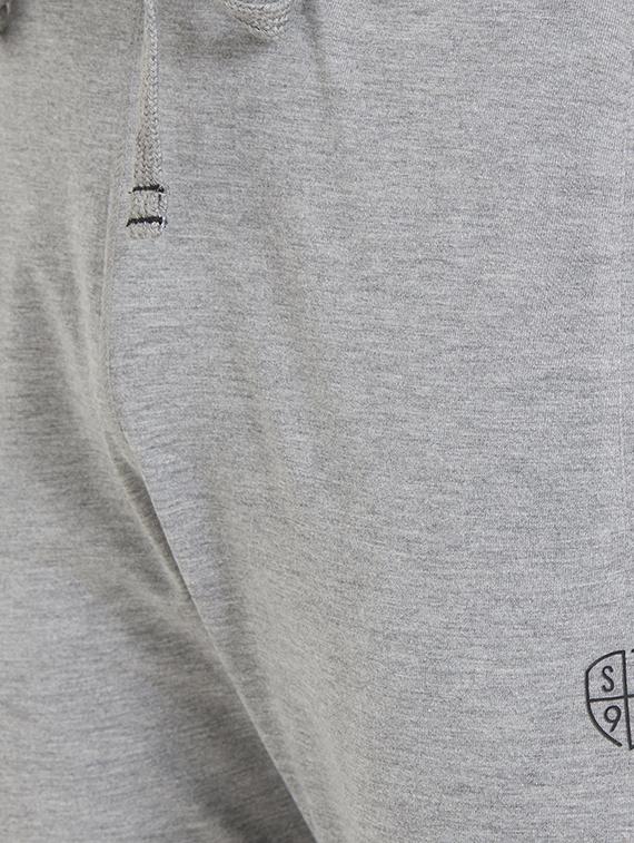 grey cotton full length track pant - 16012921 - Zoom Image - 5