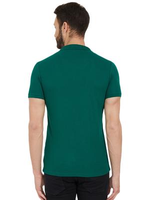 green solid polo tshirt - 16012927 - Standard Image - 3