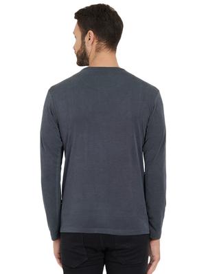 blue solid tshirt - 16012958 - Standard Image - 3