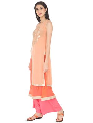 layered gotta work kurta - 16012996 - Standard Image - 2
