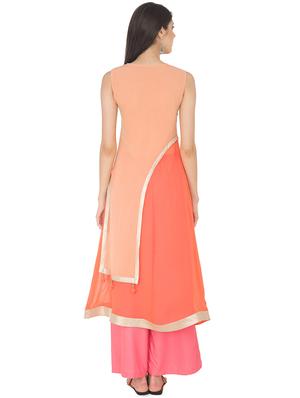 layered gotta work kurta - 16012996 - Standard Image - 3