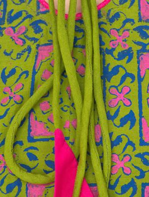 a-line block print kurta - 16012997 - Standard Image - 4