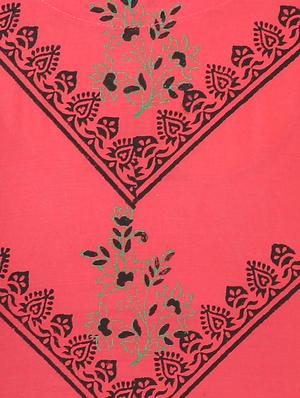block print straight kurta - 16013002 - Standard Image - 4