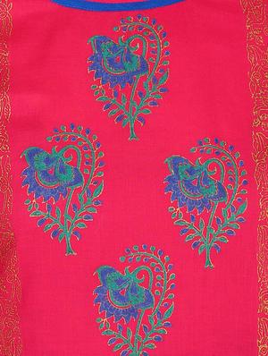 block print straight kurta - 16013003 - Standard Image - 4