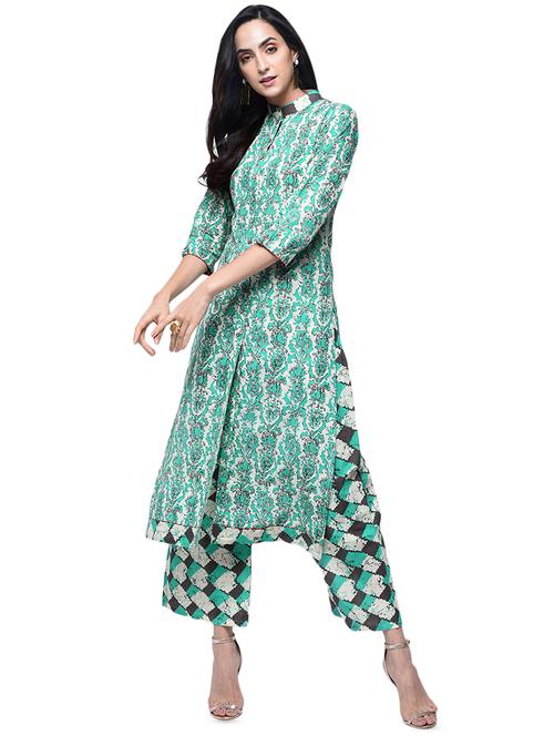 printed straight kurta - 16013011 - Standard Image - 1