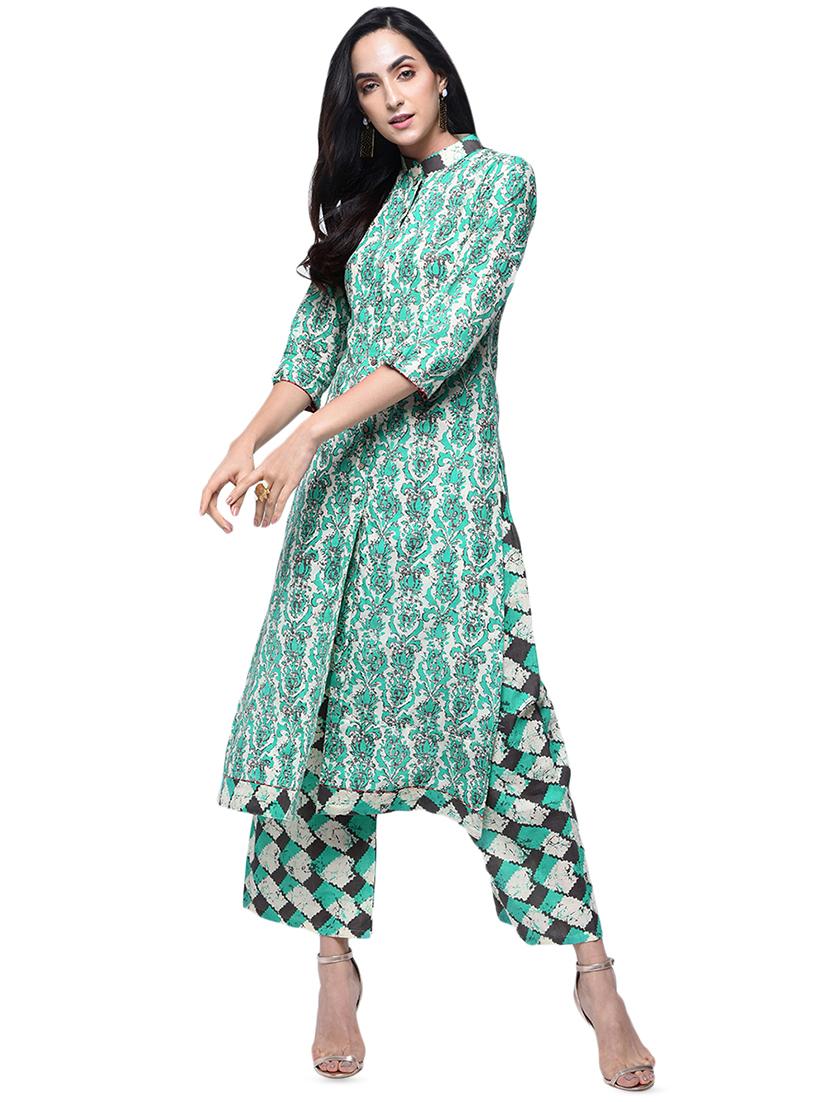 printed straight kurta - 16013011 - Zoom Image - 1