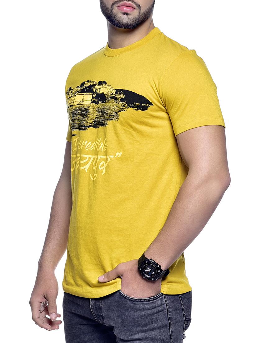 yellow printed tshirt - 16013410 - Zoom Image - 2