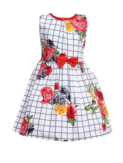 white cotton frock - 16013477 - Standard Image - 1