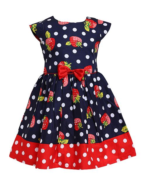 blue cotton frock - 16013478 - Standard Image - 1