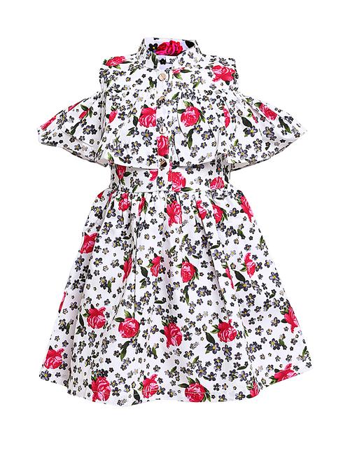 pink cotton frock - 16013482 - Standard Image - 1