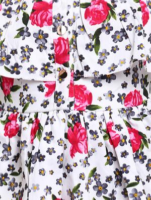 pink cotton frock - 16013482 - Standard Image - 3