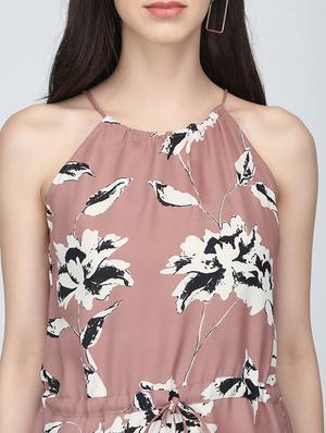 drawstring waist floral top - 16013503 - Standard Image - 5