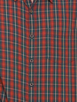 red printed casual shirt - 16013558 - Standard Image - 5