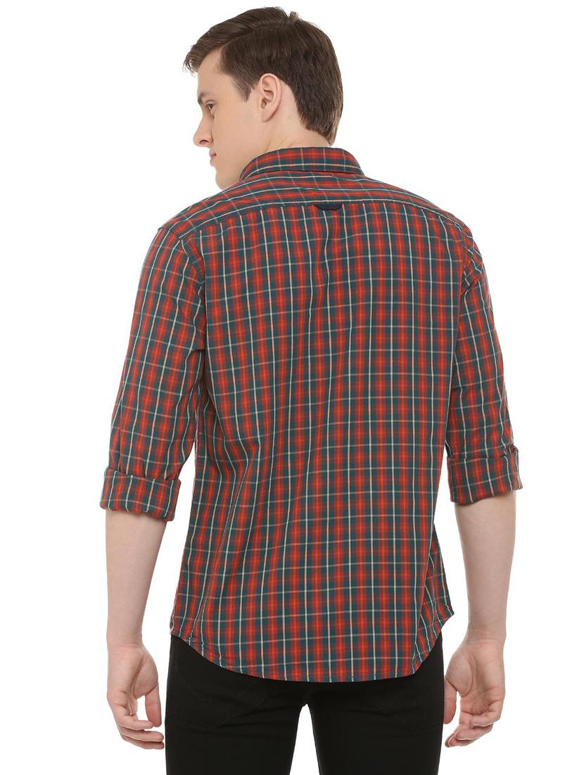 red printed casual shirt - 16013558 - Zoom Image - 3
