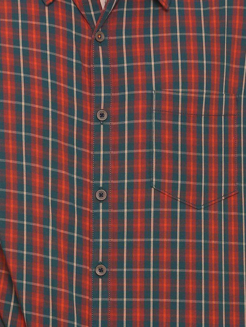 red printed casual shirt - 16013558 - Zoom Image - 5