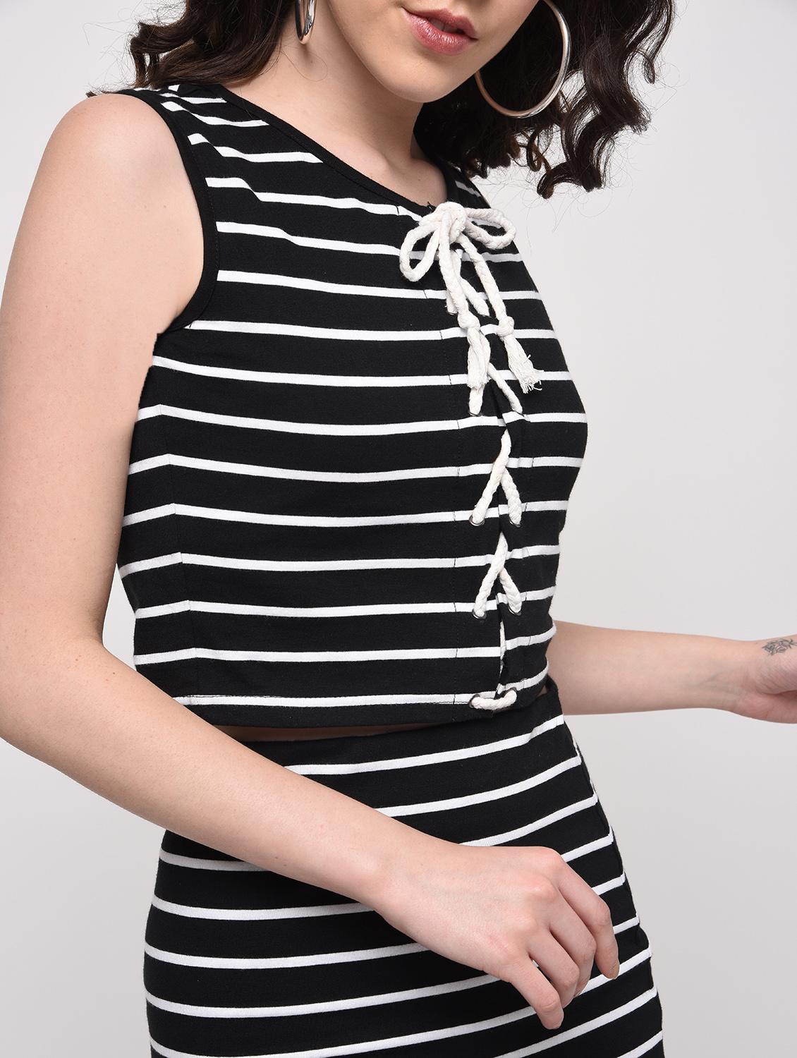 striped top and skirt set - 16013565 - Zoom Image - 5