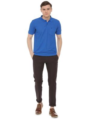 brown cotton blend chinos - 16013584 - Standard Image - 3