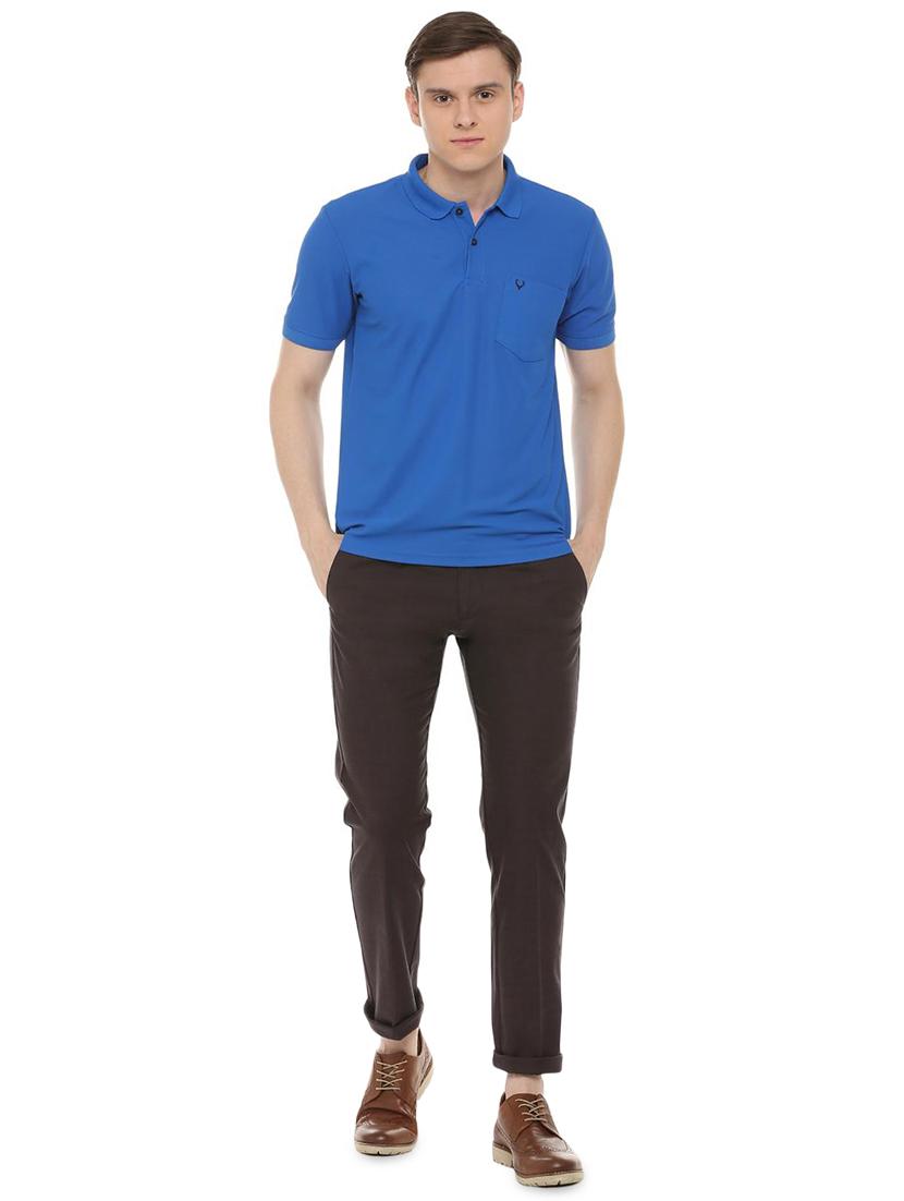 brown cotton blend chinos - 16013584 - Zoom Image - 3