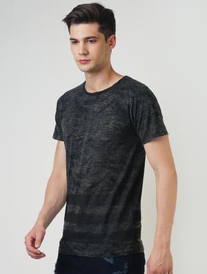 grey printed tshirt - 16013636 - Standard Image - 2