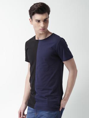 multi colored color block t-shirt - 16013641 - Standard Image - 2