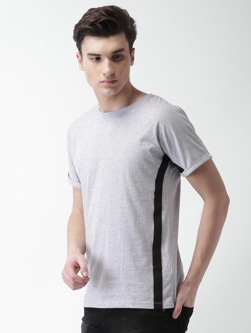 grey typographic back print t-shirt - 16013642 - Zoom Image - 2