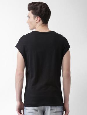 black typographic t-shirt - 16013648 - Standard Image - 3