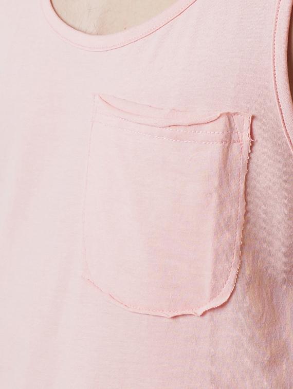 pink solid pocket t-shirt - 16013649 - Zoom Image - 4